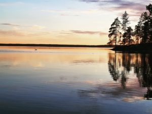 Finnish lake landscape