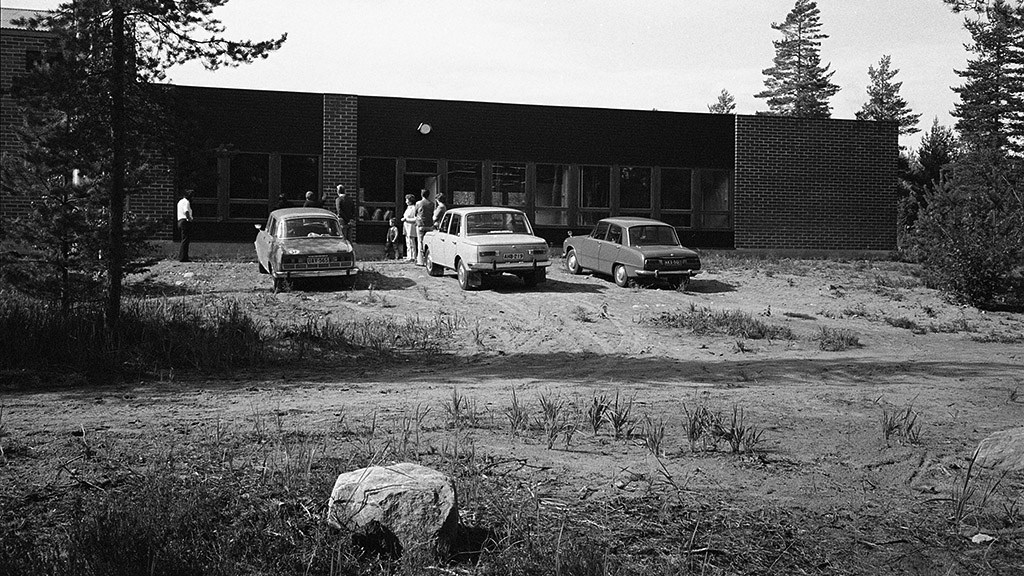 Exterior view of the main building of the Loppi national drill core archive