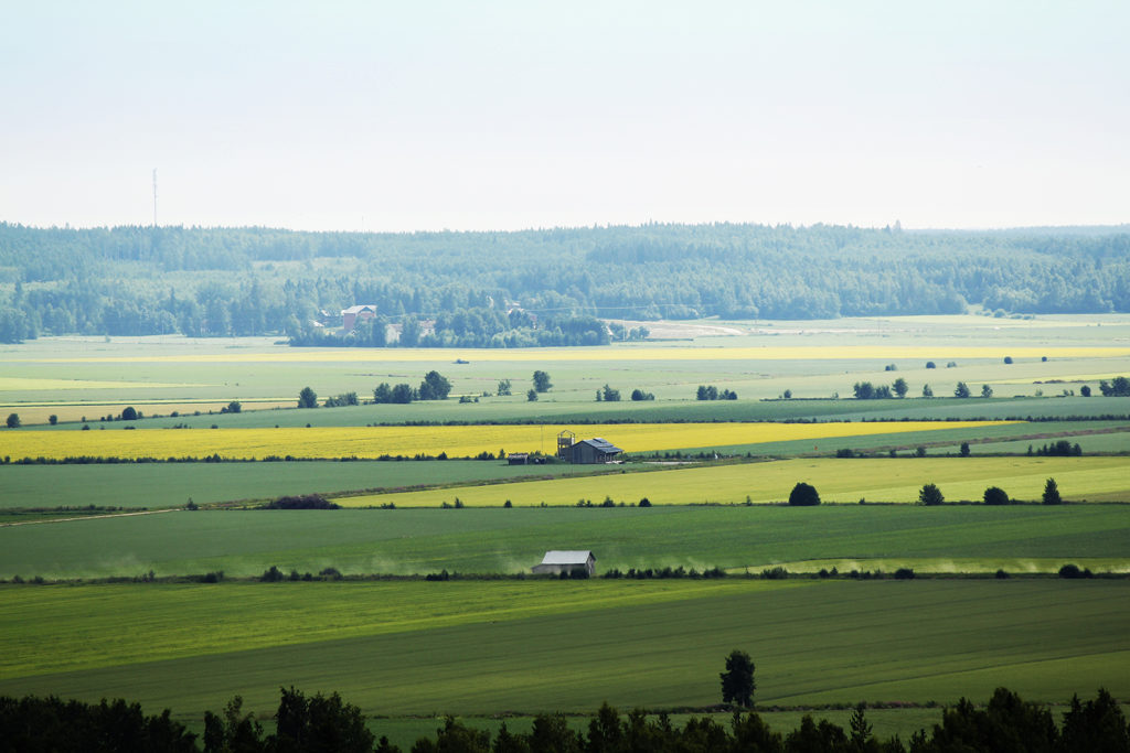 Söderfjärden impact crater in Vaasa.