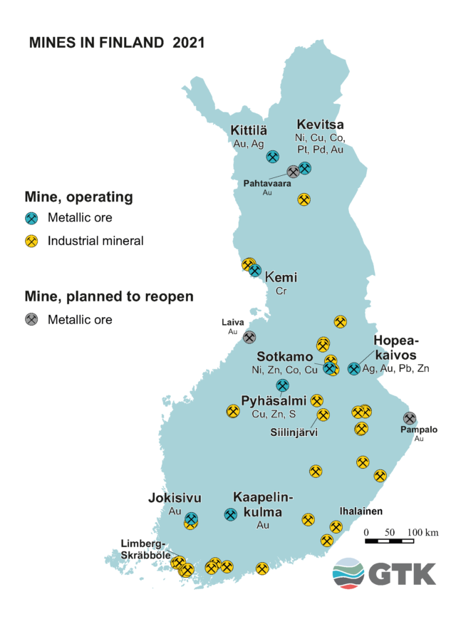 Mines in Finland