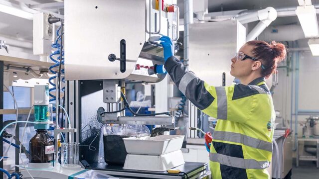 Flotationsundersökning vid GTK Mintec-laboratoriet